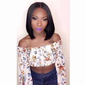 Forever 21 Floral Half top